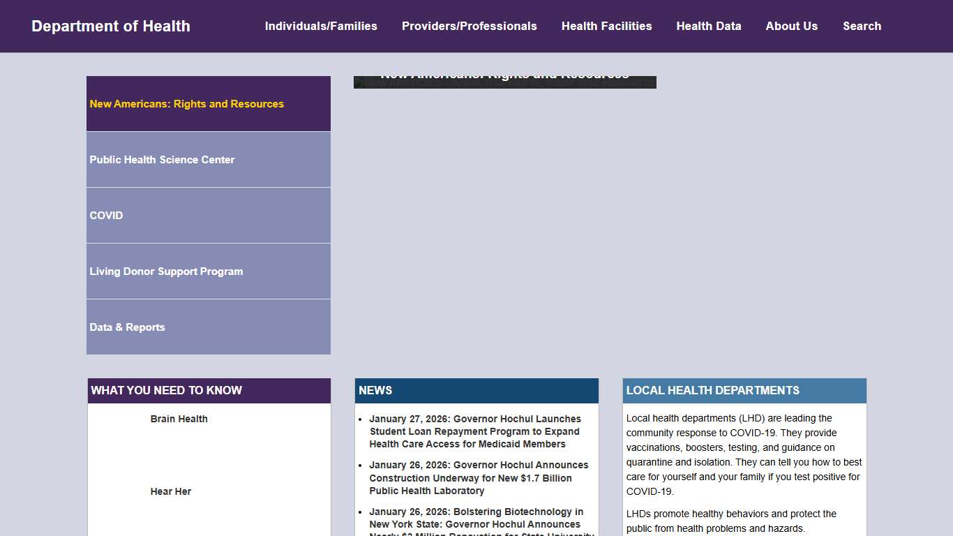 New York State Department of Health