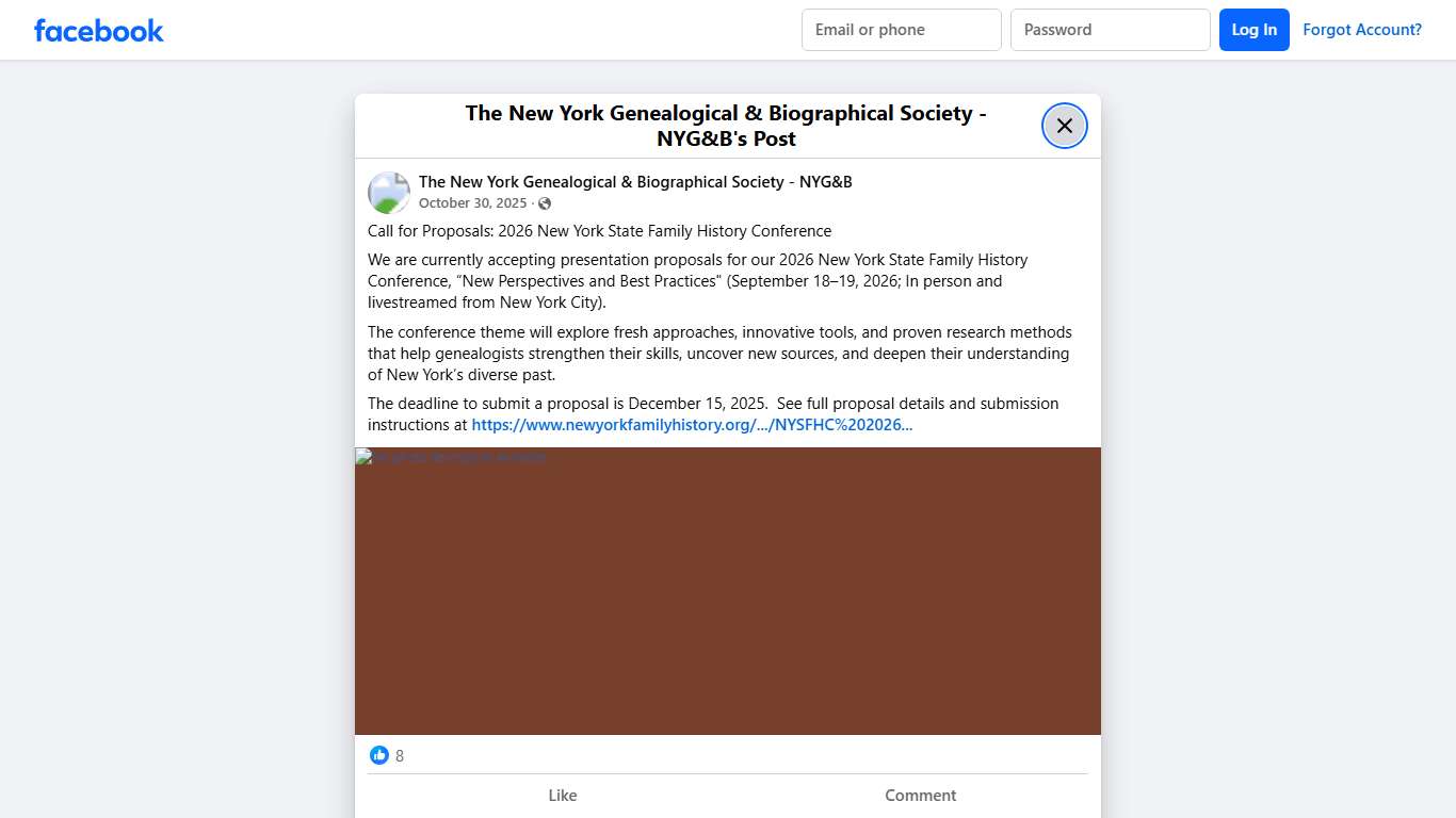 ... - The New York Genealogical & Biographical Society - NYG&B Facebook